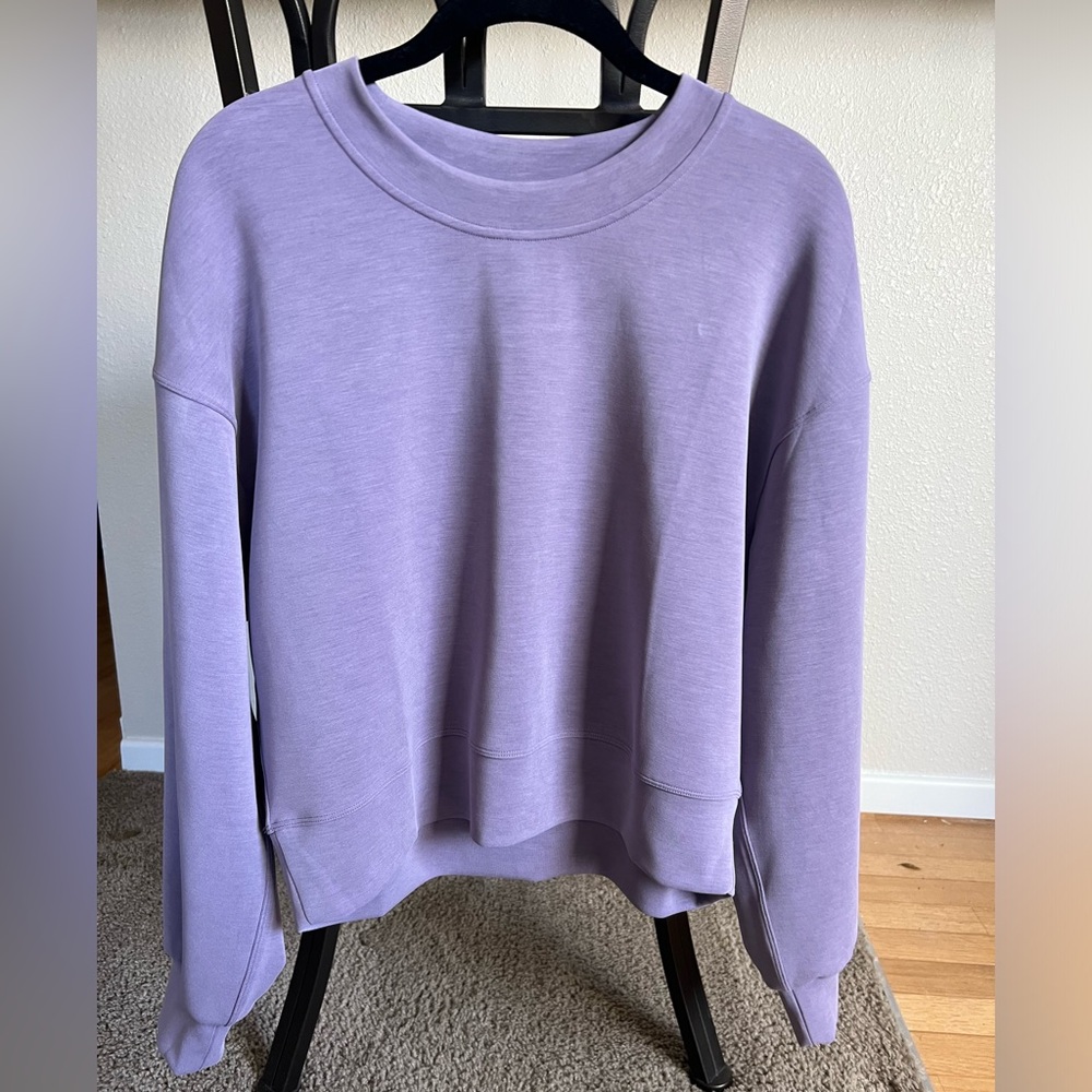 Lululemon Softstreme oversized cropped crew neck